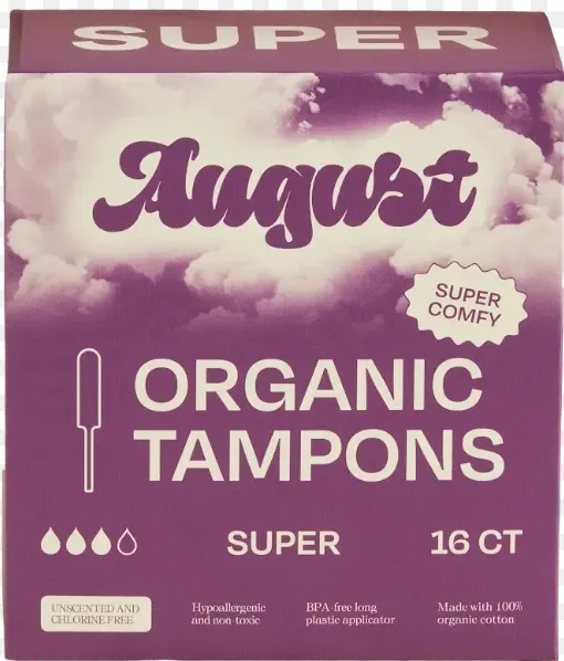 August Super Tampons, 16 ct