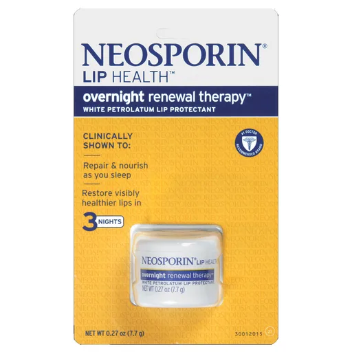 Johnson & Johnson NEOSPORIN Lip Health Overnight Renewal Therapy Lip Balm