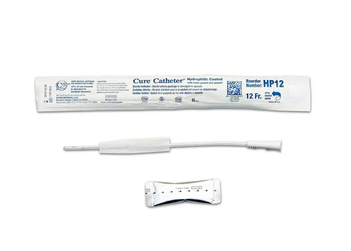 Hydrophilic Cure Catheter, 10” Pediatric, Straight Tip, 12 FR