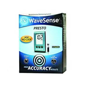 AgaMatrix WaveSense Presto Blood Glucose Monitoring Kit
