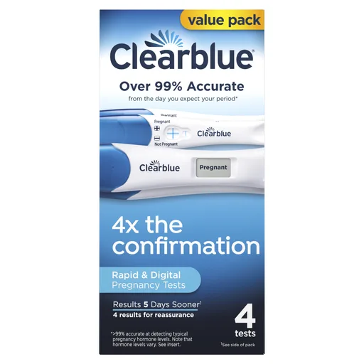 Clearblue Early Combo Pack Pregnancy Tests, 4 Ct