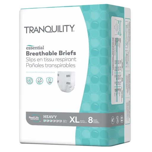 Tranquility Essential Breathable Briefs - Heavy, X-Large