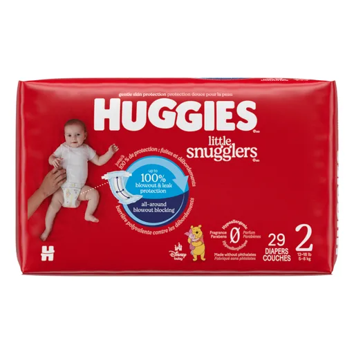 Huggies Little Snugglers Diapers, Size 2, Jumbo Pack