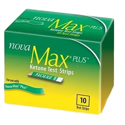 Nova Max Blood Ketone Test Strip (10 count)