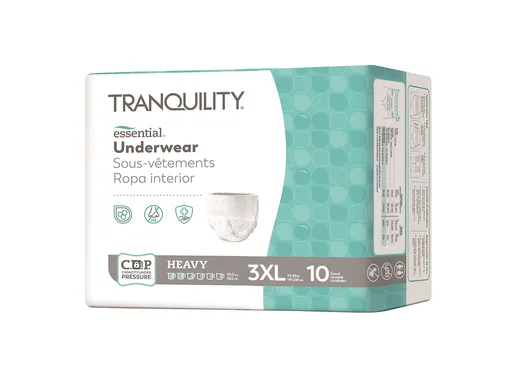 Tranquility Essential® Underwear, Heavy, 3X-Large/Bariatric