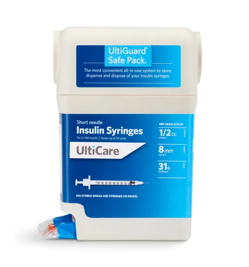 Ultimed UltiCare Syringe 31G x 1/3" L 1/2cc