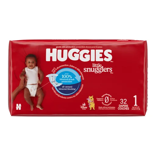 Huggies Little Snugglers Incontinence Diaper, Size 1, Jumbo Pack
