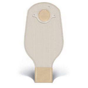 ConvaTec SUR-FIT Natura Two-Piece Drainable Pouch, Mold-to-Fit, 1-3/4" Flange, 12" L, Opaque