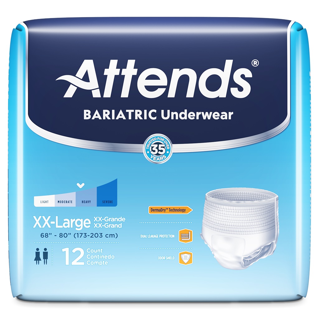 Attends Bariatric Underwear 2XL