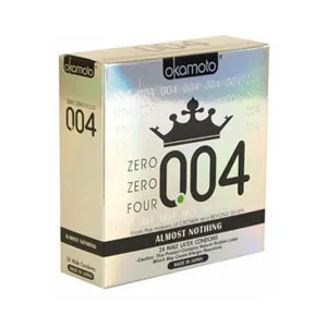 Okamoto 004 Contraceptive Condom, 24 Count