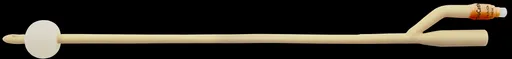 TruCath Silicone-Elastomer Coated Latex Foley Catheter, 2-Way, 16 Fr, 5 mL Balloon
