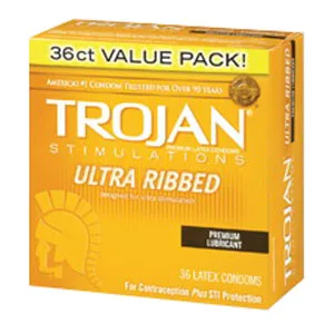 Trojan Ultra Ribbed Condom