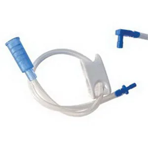 AMT Right Angle Feeding Extension Set with Y-port 18Fr, 24"