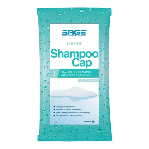 Sage Products Comfort Rinse-Free Shampoo Cap