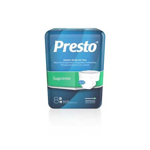 Presto® Supreme Brief, Bariatric, XXX Large