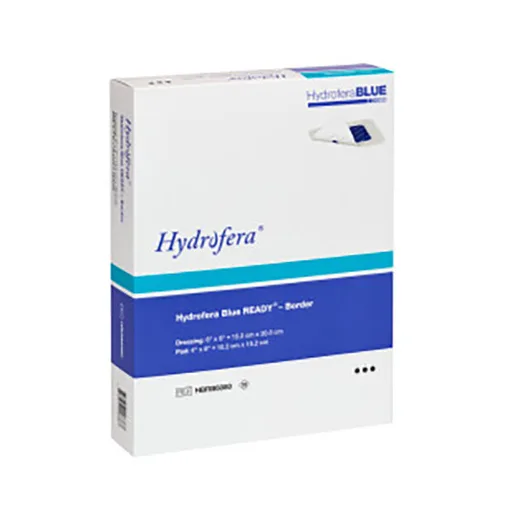 Hydrofera Blue Ready Border Antibacterial Foam Dressing