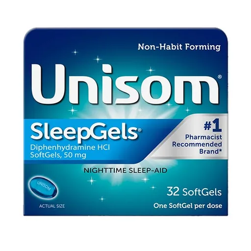 Unisom SleepGels, Maximum Strength, 32 count