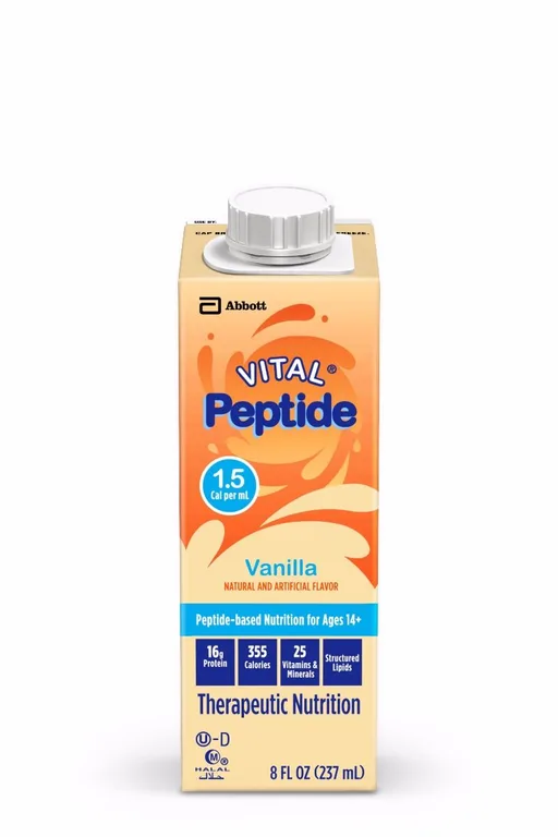 Vital® 1.5 Cal Supplemental Formula, Peptide Based, Vanilla, 8 oz