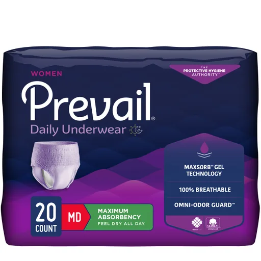 Prevail® Underwear for Women, Small/Medium