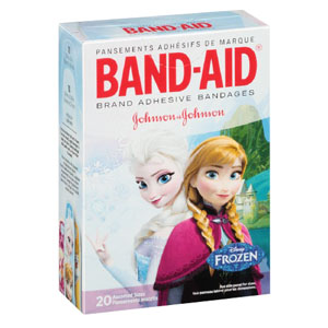 Johnson & Johnson Band-Aid Decorated Disney Frozen Adhesive Bandage