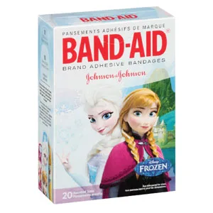 Johnson & Johnson Band-Aid Decorated Disney Frozen Adhesive Bandage