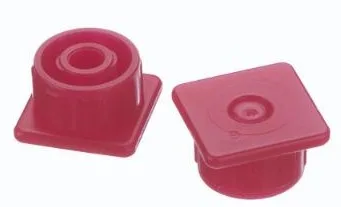 Braun Medical Multi-Ad Luer Lock Syringe Cap, Red