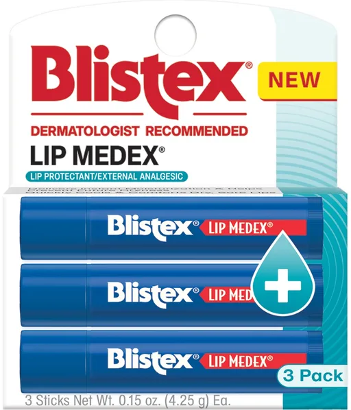 Blistex Lip Medex, 3 Pack