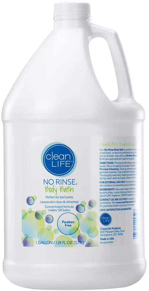 Cleanlife Products No-rinse Body Bath