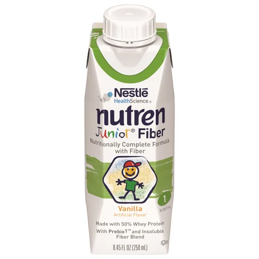 Nestle Nutren Junior Fiber Complete Liquid Nutrition with Prebio1 Vanilla Flavor, 250mL Can