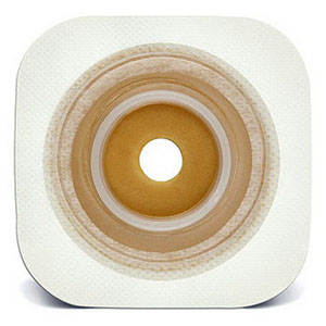 Convatec Little Ones Standard Flexible Wafer with Tape Collar, 1-3/4" Flange, 4" x 4"