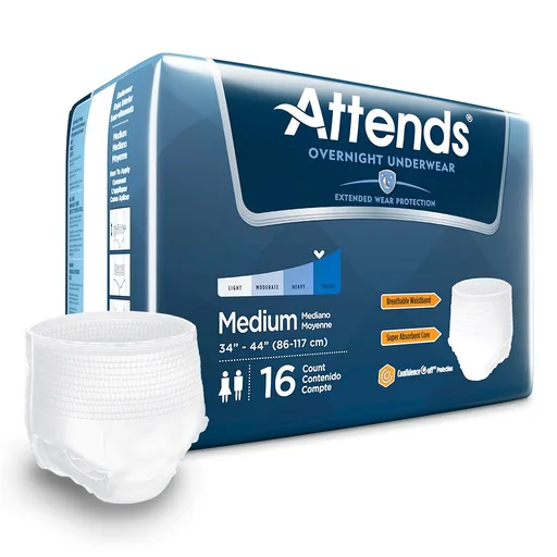 Attends Overnight Underwear, Medium