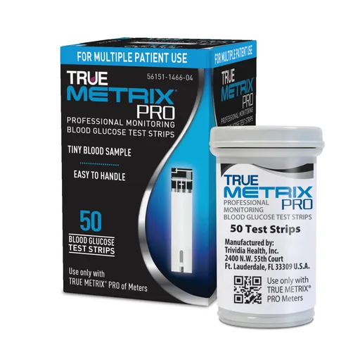 True Metrix Pro Blood Glucose Monitoring System Test Strips