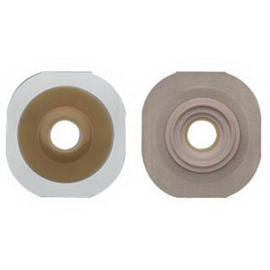 Hollister New Image Flextend 1-3/4" Pre-Cut Convex Skin Barrier, 2-3/4" Flange, Tape Border, Blue