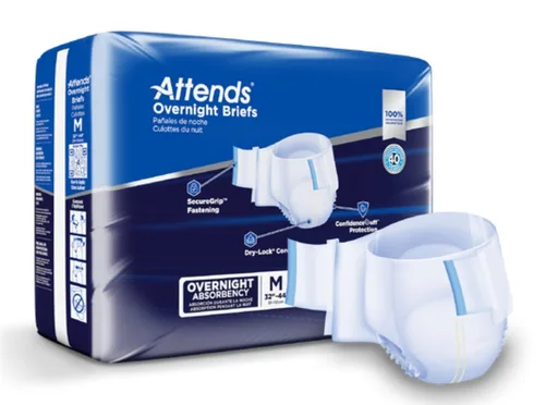 Attends® Overnight Briefs, Medium