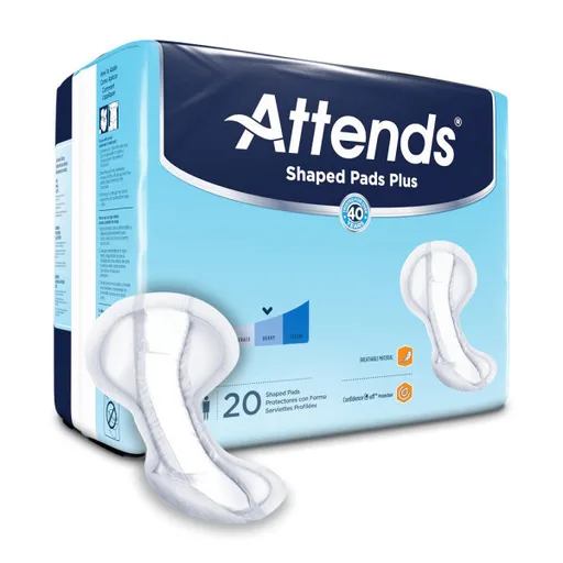 Attends Shaped Pads, Day Plus