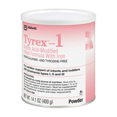 Abbott tireX -1 Supplemental Formula, Powder, Unflavored, Can, 14.1 oz