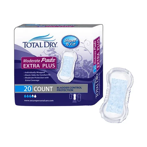 TotalDry Moderate Pads Extra Plus