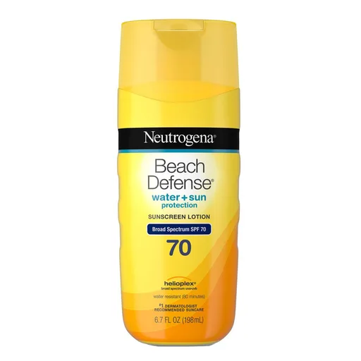 Neutrogena Beach Defense Water Sunscreen Lotion, SPF 70, 6.7 oz