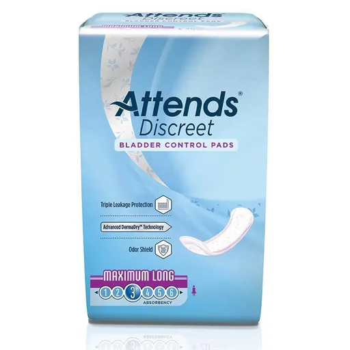 Attends Discreet Maximum Long Incontinence Pad