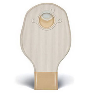 ConvaTec SUR-FIT Natura Two-Piece Drainable Pouch, Mold-to-Fit, 2-1/4" Flange, 10" L, Opaque