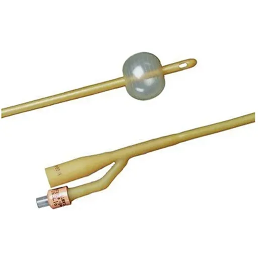 Bard Lubricath Latex Foley Catheter, 2-Way, 18 Fr, 30cc