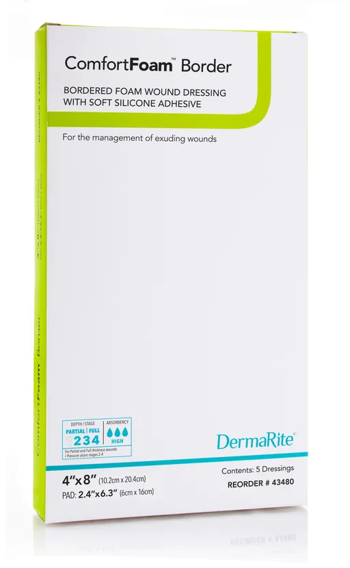 ComfortFoam Silicone Foam Border Dressing