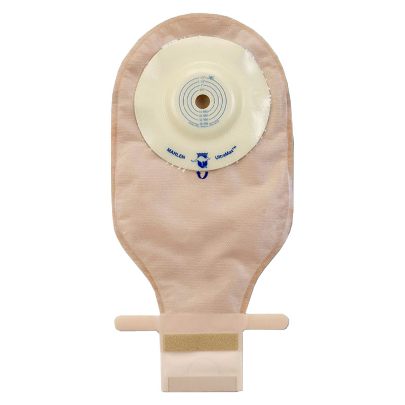 Marlen Ultramax Drainable Pouch, Cut-To-Fit, 1-3/4" Stoma, Opaque