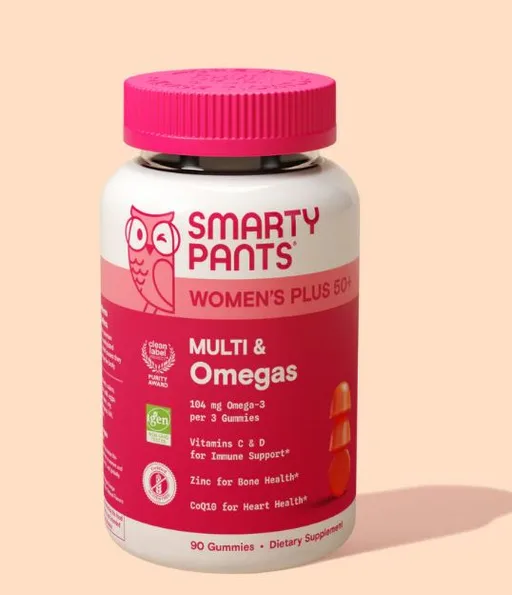SmartyPants Women's 50+ Multi and Omegas - 90 Count