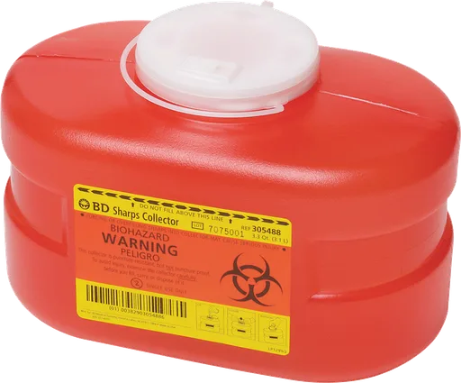 BD One-Piece Sharps Collector
