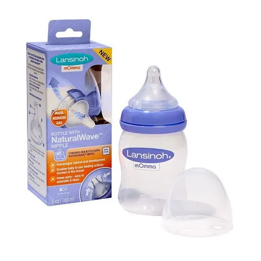 Lansinoh mOmma Breastmilk Storage Bottle, 5 oz