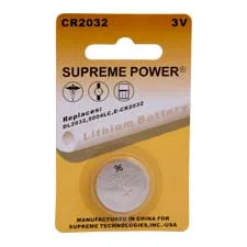 Supreme Technologies Lithium Battery 3V CR2032