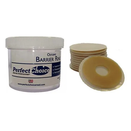 Perfect Choice Next Generation Hydrocolloid Ostomy Barrier Ring, Container, 10 Rings, 2"