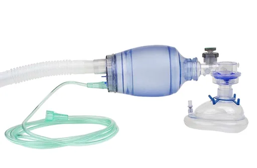 Dynarex Manual Pulmonary Resuscitator with Mask and Reservoir Tubing, Pediatric