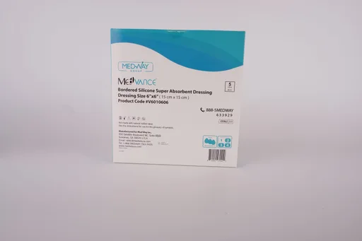 MedVance Bordered Silicone Super Absorbent Dressing